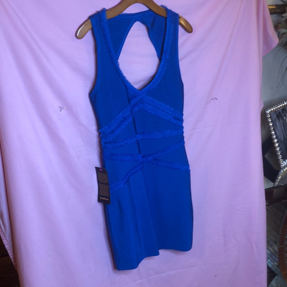Bebe blue dress